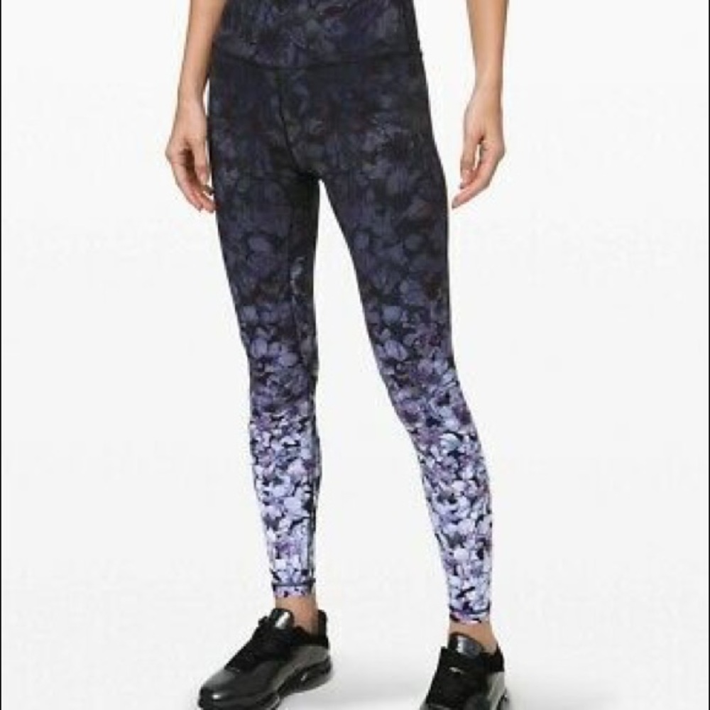 Lululemon 28” High Rise Align Nightfall Blossom 4